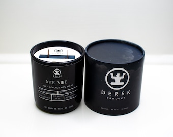 Derek Product - Blackcurrant - Vegan Candle - Organic and Non-Toxic 16 OZ - 120hr Burn Time