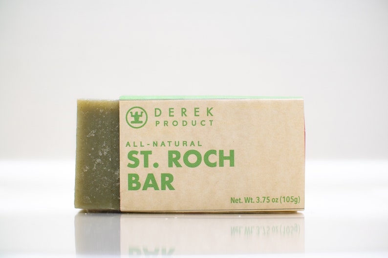 Derek Product French Green Clay Organic Soap 3.75 oz 105g image 1