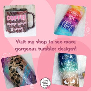 Leopard tumbler cup, hot coffee travel mug personalized glitter tumbler with straw, Friendship gift for her, birthday gifts for college girl image 10