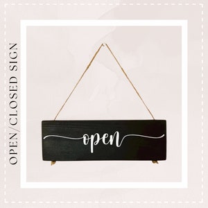 Open Closed Sign - Open and Closed Sign - Open Sign - Open Closed Sign for Business - Open Sign Wood - Open Sign for Business - Open Sign -