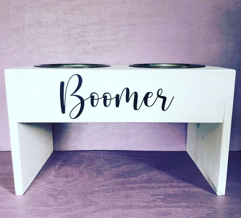 dog food and water holder