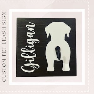 Custom Dog Leash Holder - Personalized Dog Leash Holder - Dog Leash Holder - Dog Gift - Custom Dog Gift - Leash Holder - Dog Gift - Leash