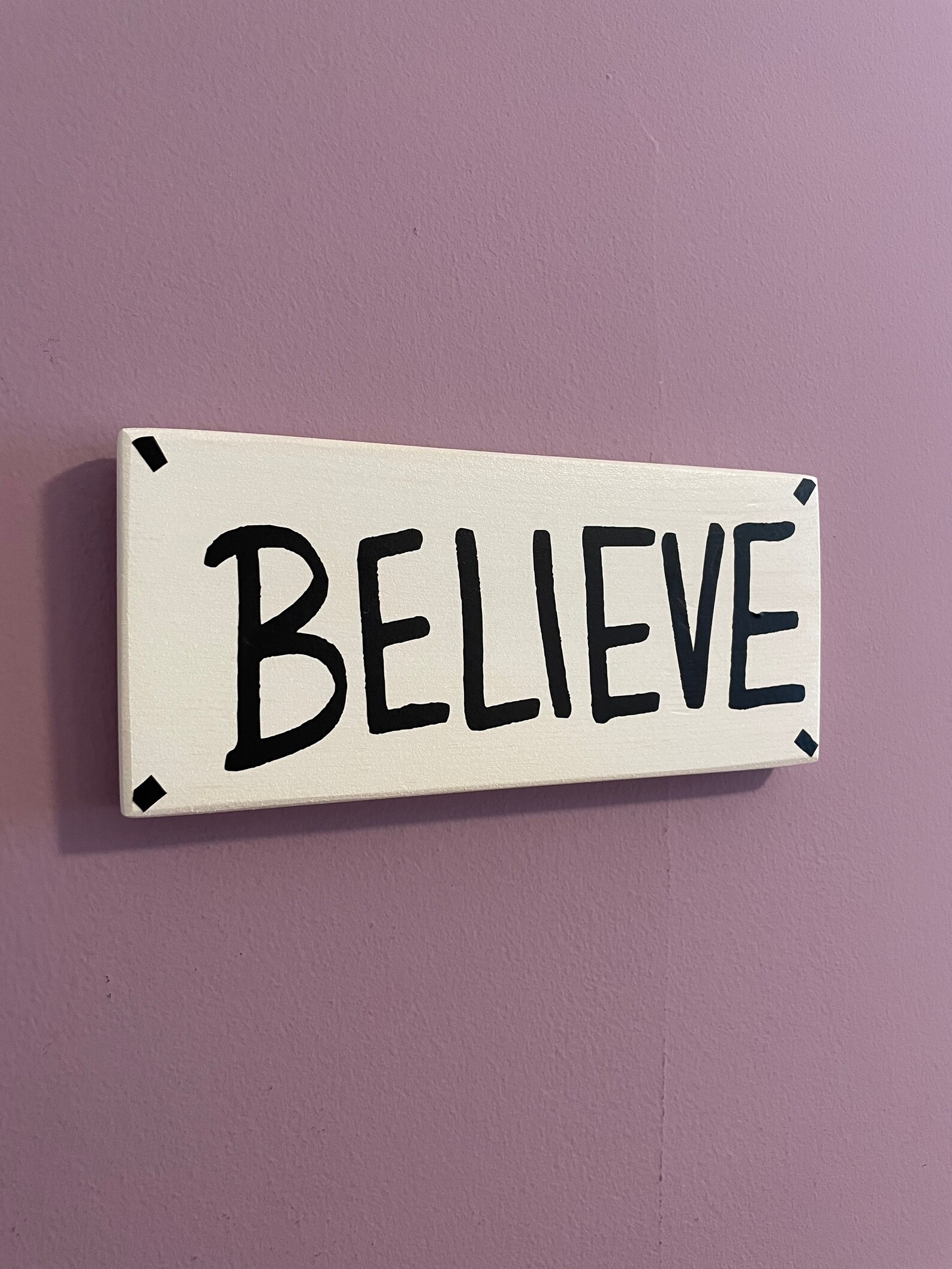 Ted Lasso Believe Wooden Sign Customizable | Etsy