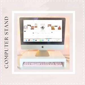 Monitor Stand - Monitor Riser - Laptop Stand - Computer Stand - Computer Monitor Stand - Laptop Riser - Desk Shelf - Wooden Monitor Stand