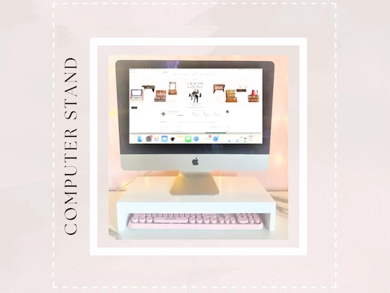 Monitor Stand - Monitor Riser - Laptop Stand - Computer Stand - Computer Monitor Stand - Laptop Riser - Desk Shelf - Wooden Monitor Stand