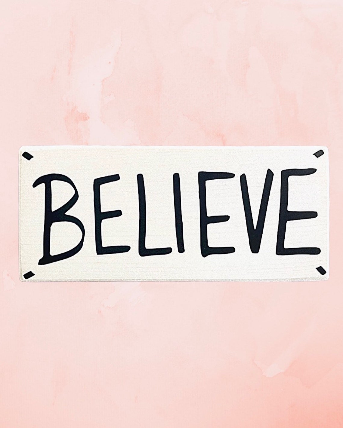Ted Lasso Believe Wooden Sign Customizable | Etsy