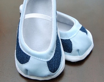 Size 4 Toddler Soft Shoe sewing pattern template - Instant download PDF pattern file for home printing