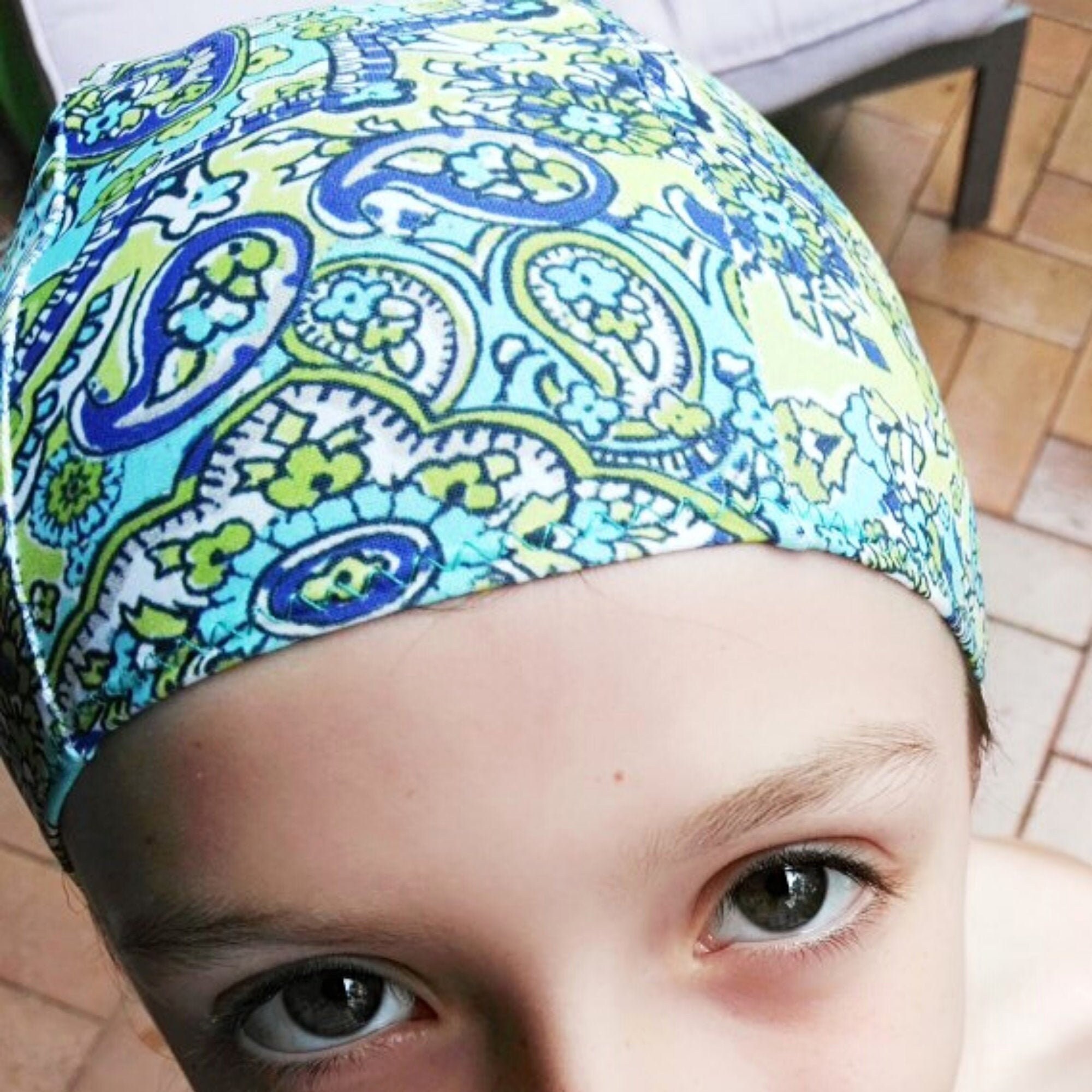 Kids Lycra/spandex Swim Cap Pattern Template Instant Etsy Australia