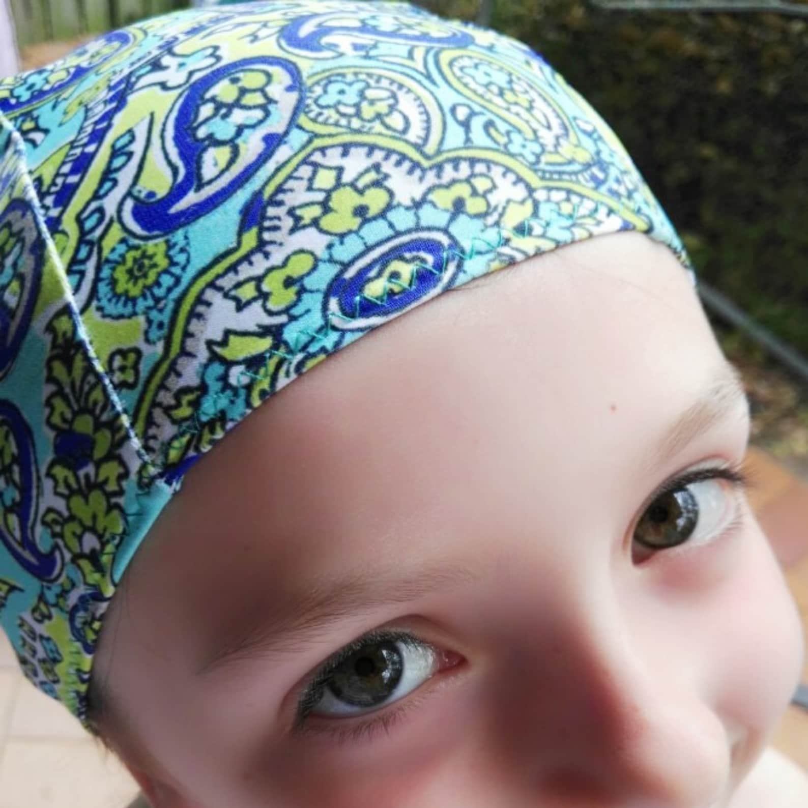 Kids Lycra/spandex Swim Cap Pattern Template Instant Etsy
