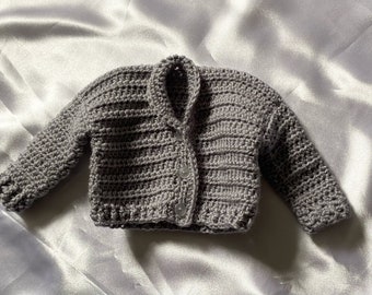 Newborn baby cardigan handmade warm winter wool newborn cardigan baby shower gift gender reveal luxury baby winter wear baby gift