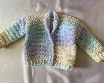 Newborn baby cardigan handmade super soft winter wool newborn cardigan baby shower gift gender reveal luxury baby winter wear baby gift