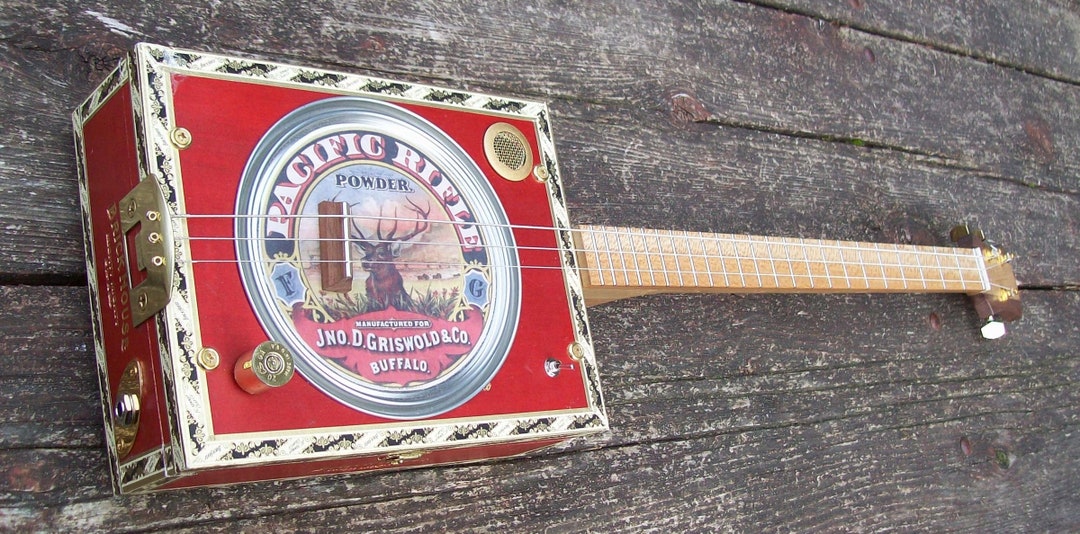 Cigar Box Resonator Guitar Etsy
