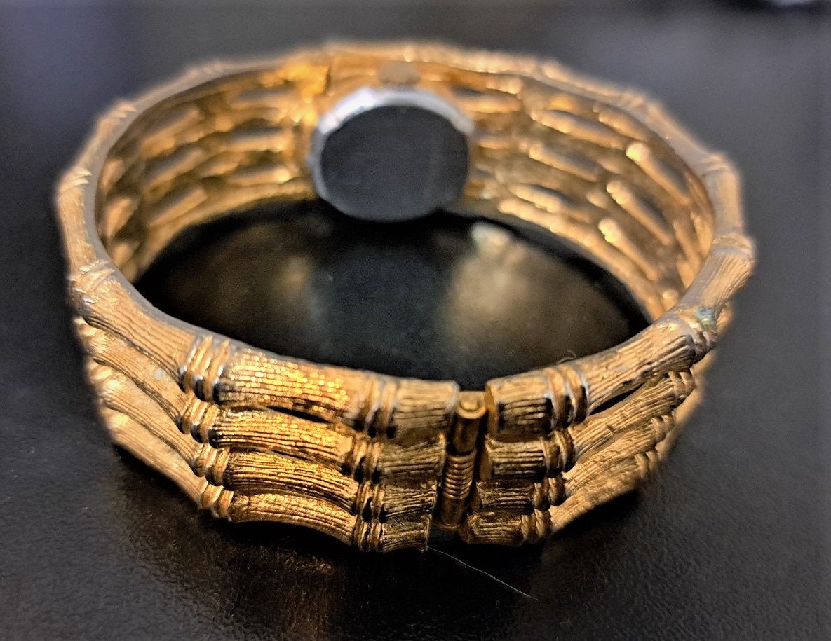VERY RARE Tarlenton Style Hidden West Cuff Watch Bamboo - Etsy
