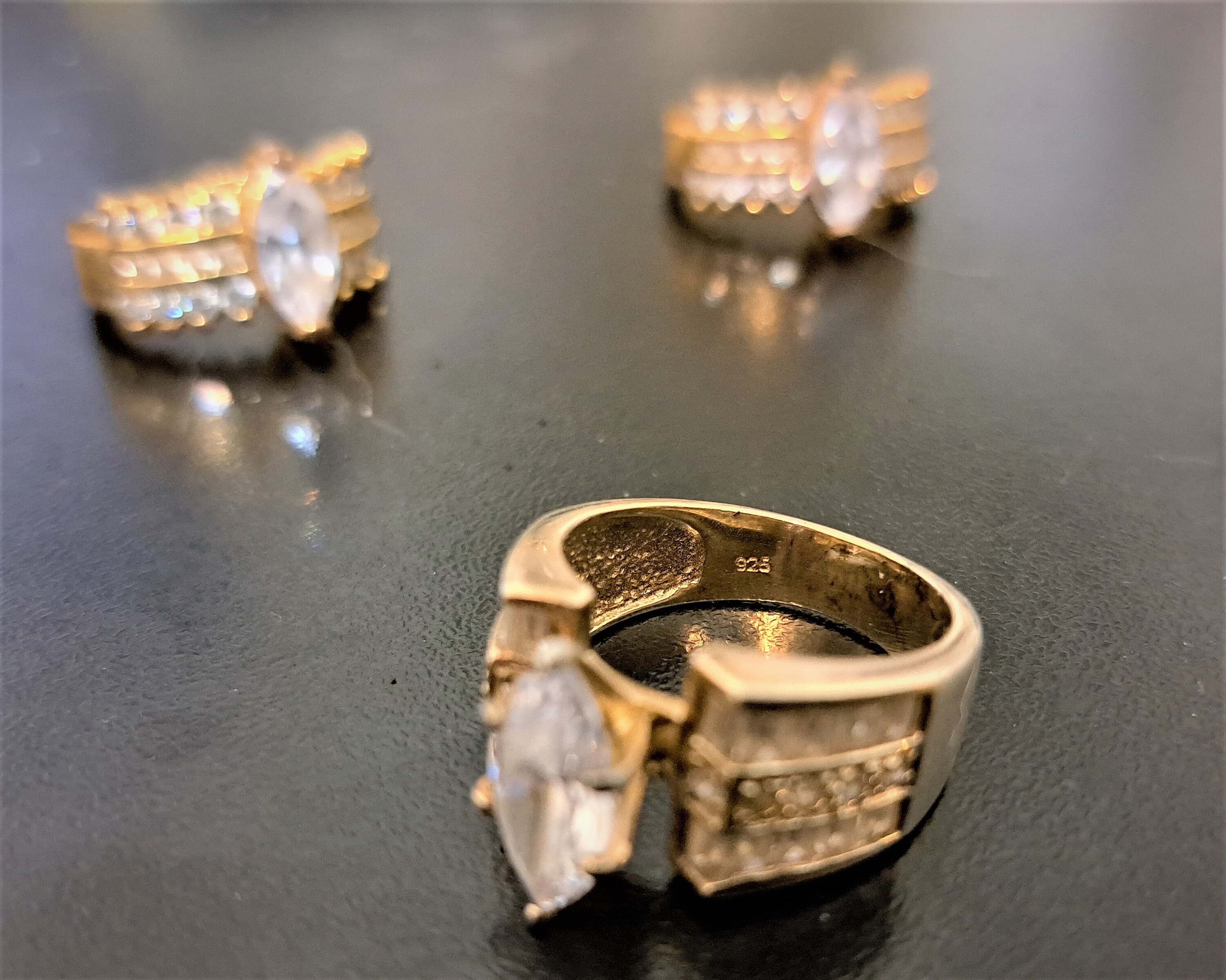 Unique Vintage SETA Ring Set 3 Companion Rings Estate Jewelry Etsy