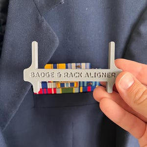 1 or 2 Ribbon Air Force Badge & Rack Aligner - Etsy