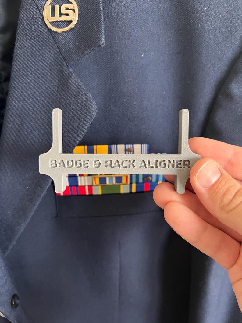 1 or 2 Ribbon Air Force Badge & Rack Aligner - Etsy