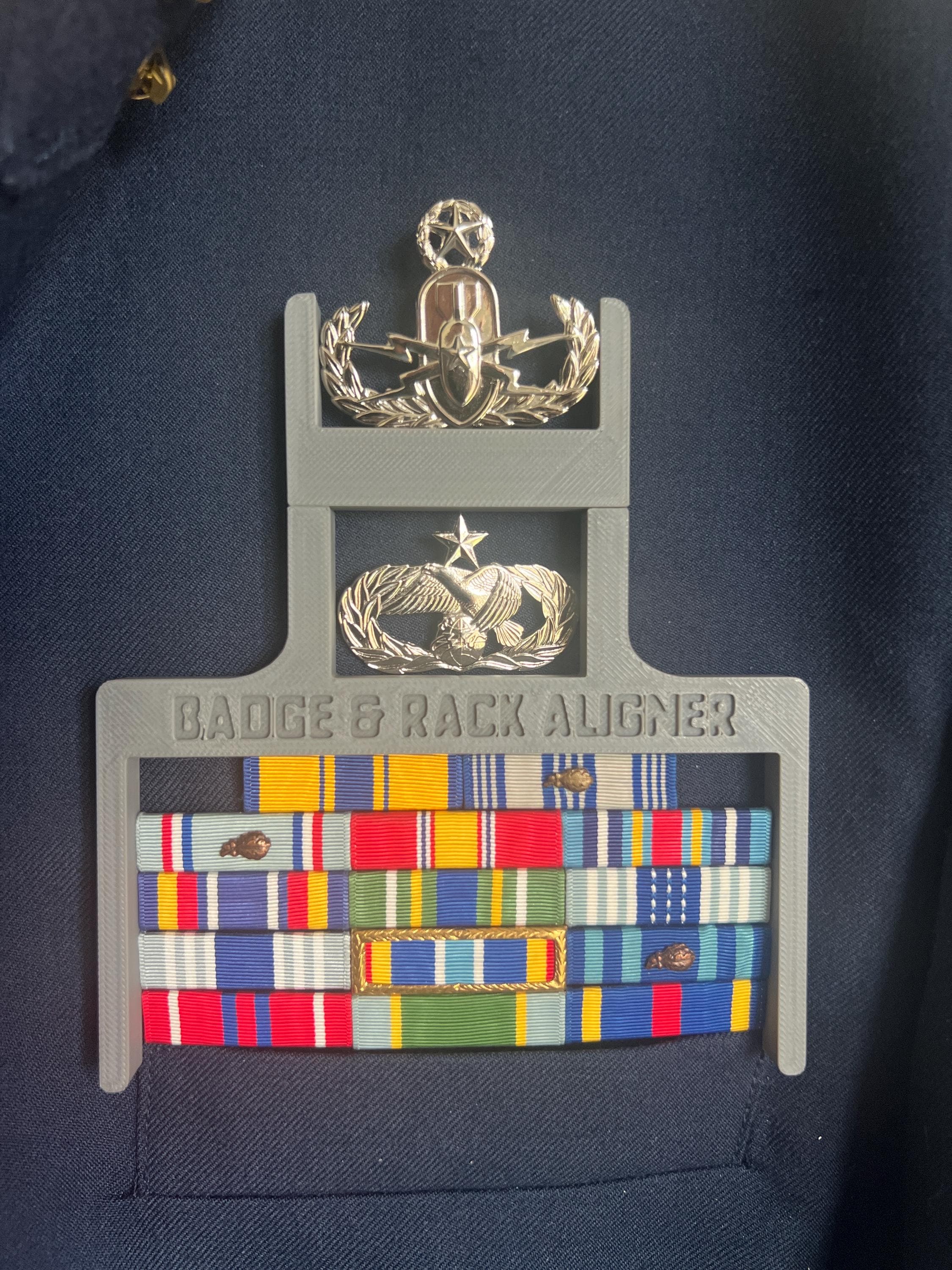 Efo Ribbon EOD Air Force Badge & Ribbon Aligner - Etsy
