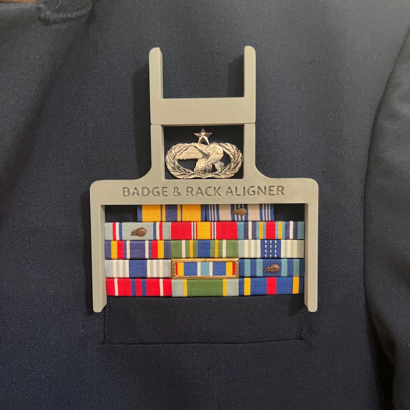 Military Badge and Rack - Etsy