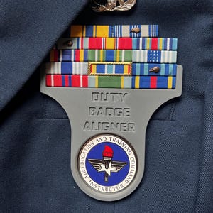 Air Force Duty Badge Aligner