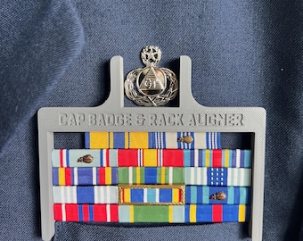 Alineadores de insignias y cintas de la Patrulla Aérea Civil / Herramienta para uniformes de la CAP