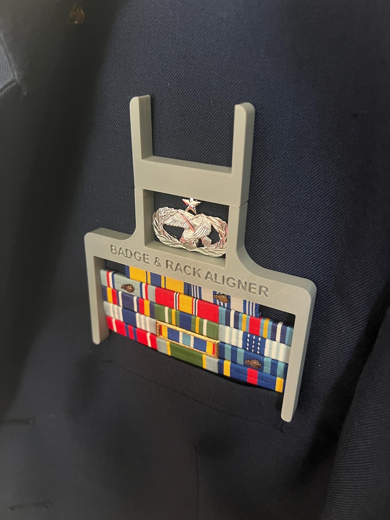 Double Air Force Badge & Ribbon Aligner - Etsy