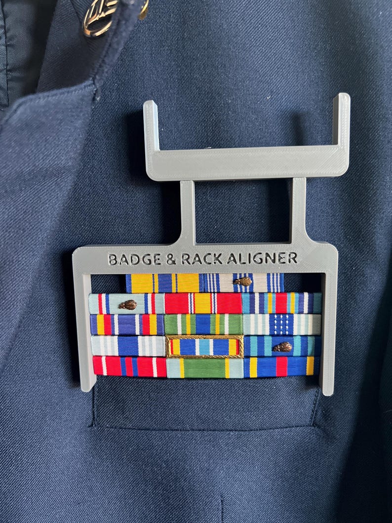 Offset Ribbons Offset Double Air Force Badge & Ribbon Aligner - Etsy