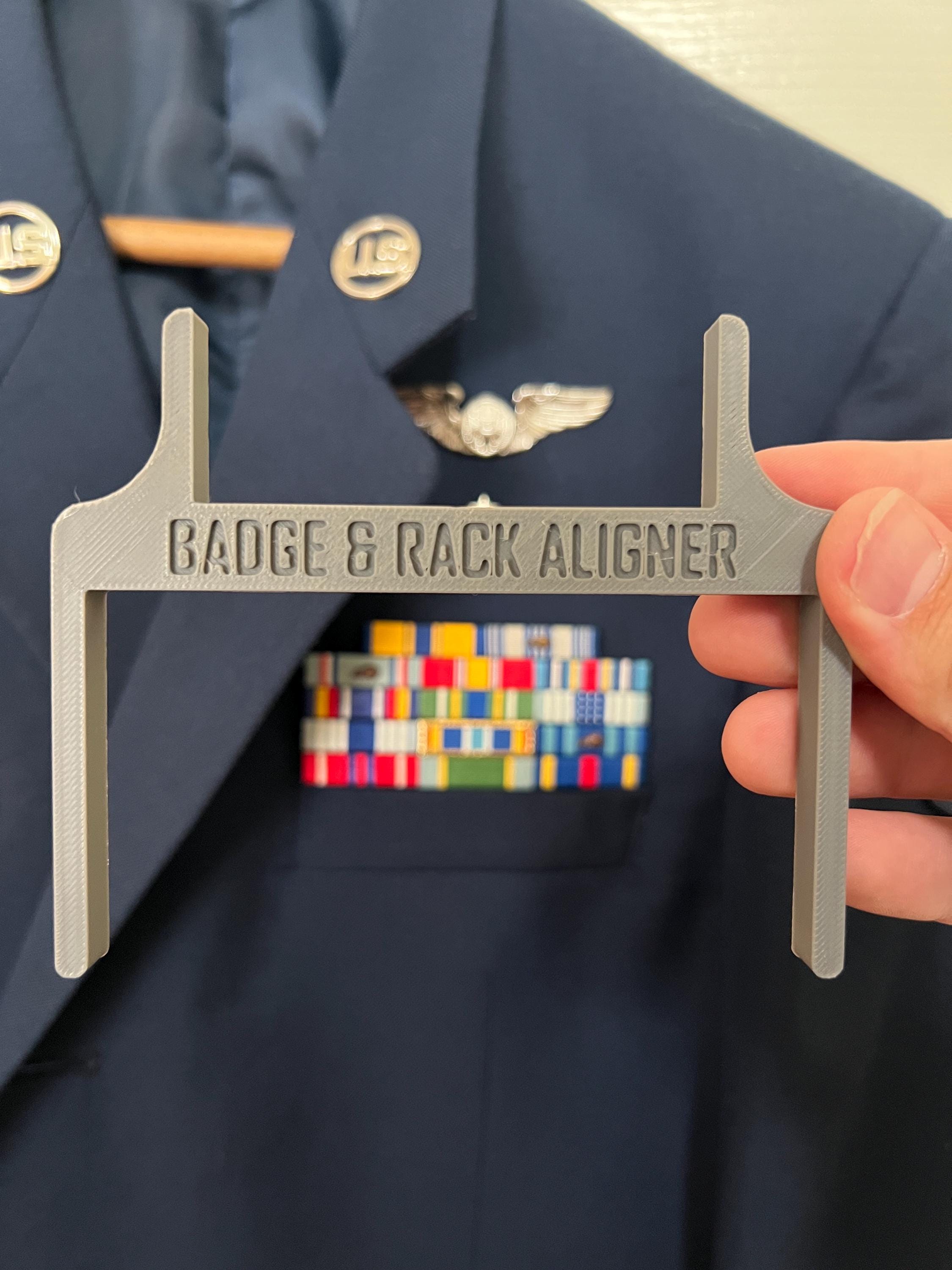 Aviation Badge & Ribbon Aligner (USAF) - Etsy Aviation Badge & Ribbon Aligner (USAF) - Etsy