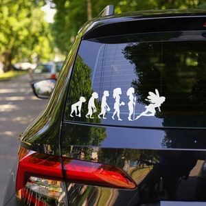 Fairy Evolution Vinyl Sticker: Car Window Decal, Laptop, Water Bottle