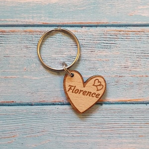 Personalised Gift Heart Keyring This Mummy is Loved By, Nanny, Auntie, Daddy, Granny, Grandpops, Grandad, Dad, Mum image 6