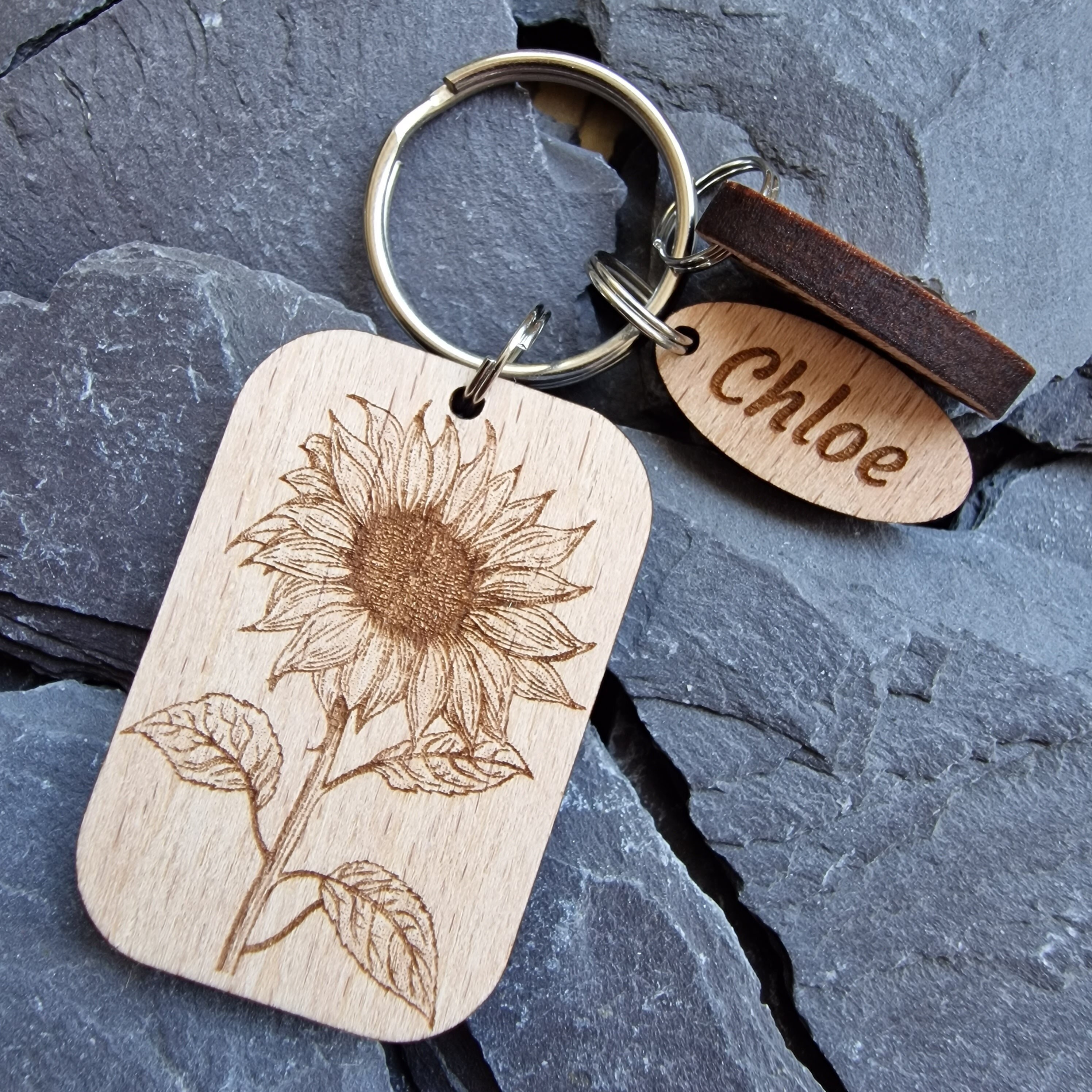 Sunflower keyring hotsell