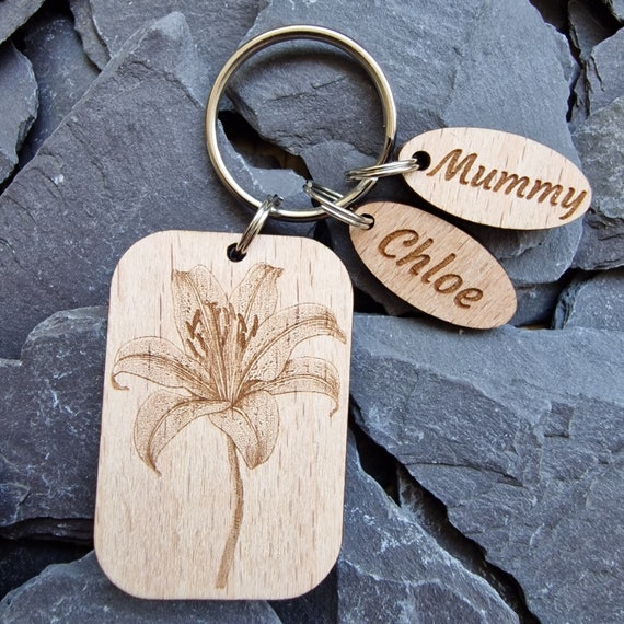 Beech Wood Keyring