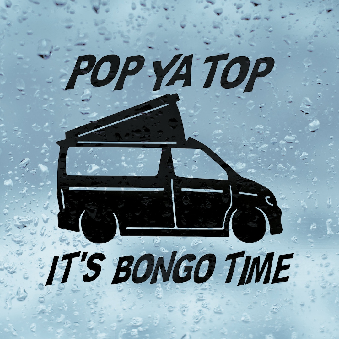 Bongo Camper Van Vinyl Decal - Camping Car Sticker - Etsy