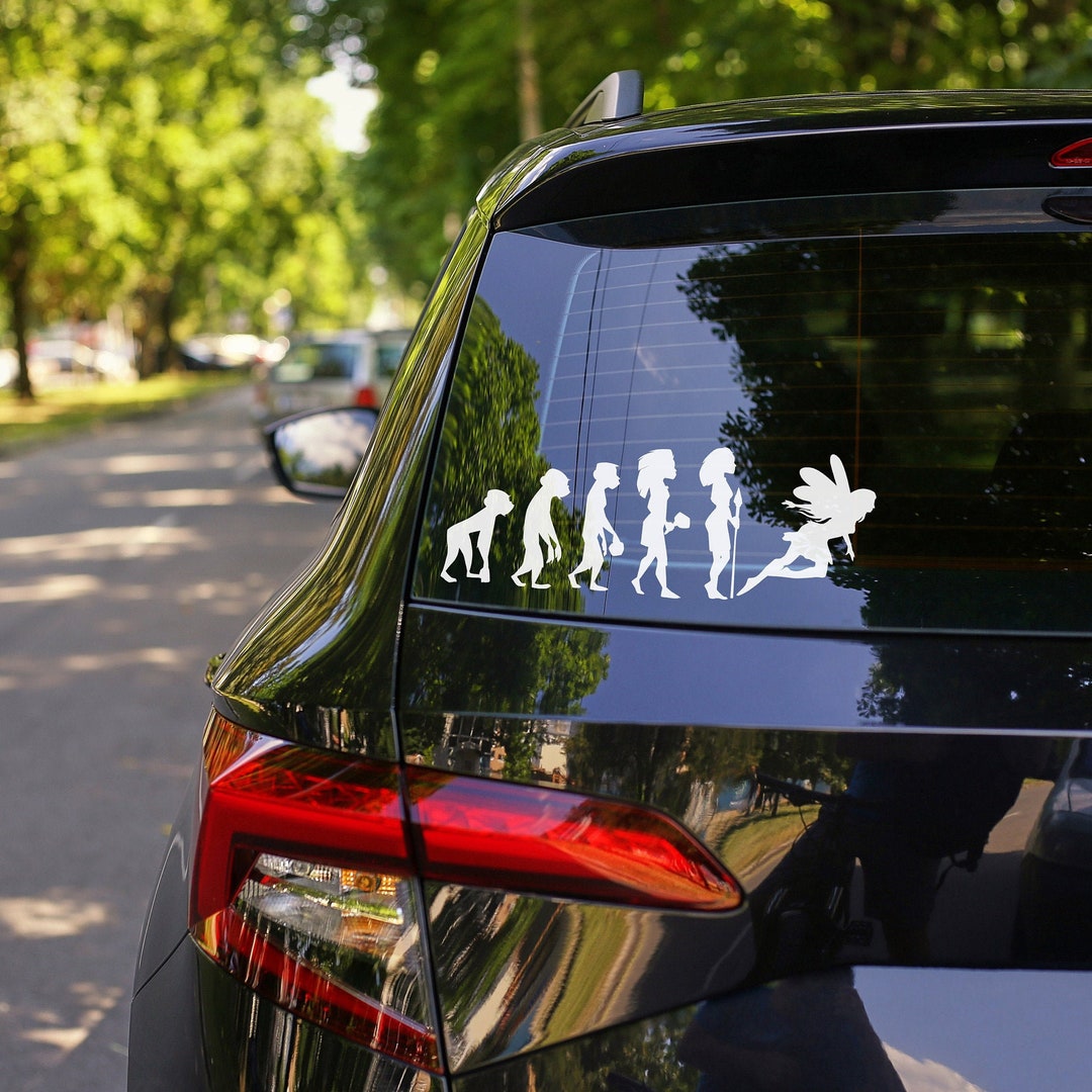 Fairy Evolution Vinyl Sticker, Car Window Sticker, Fairy Stickers ...