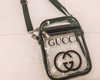 Gym Zippered Tote Bag Clear Toiletry Bag Clear Gameday Bag with Adjustable Shoulder Strap and Wrist Strap for Work Wanty New Clear Crossbody Purse Bag Home and Sports Games
