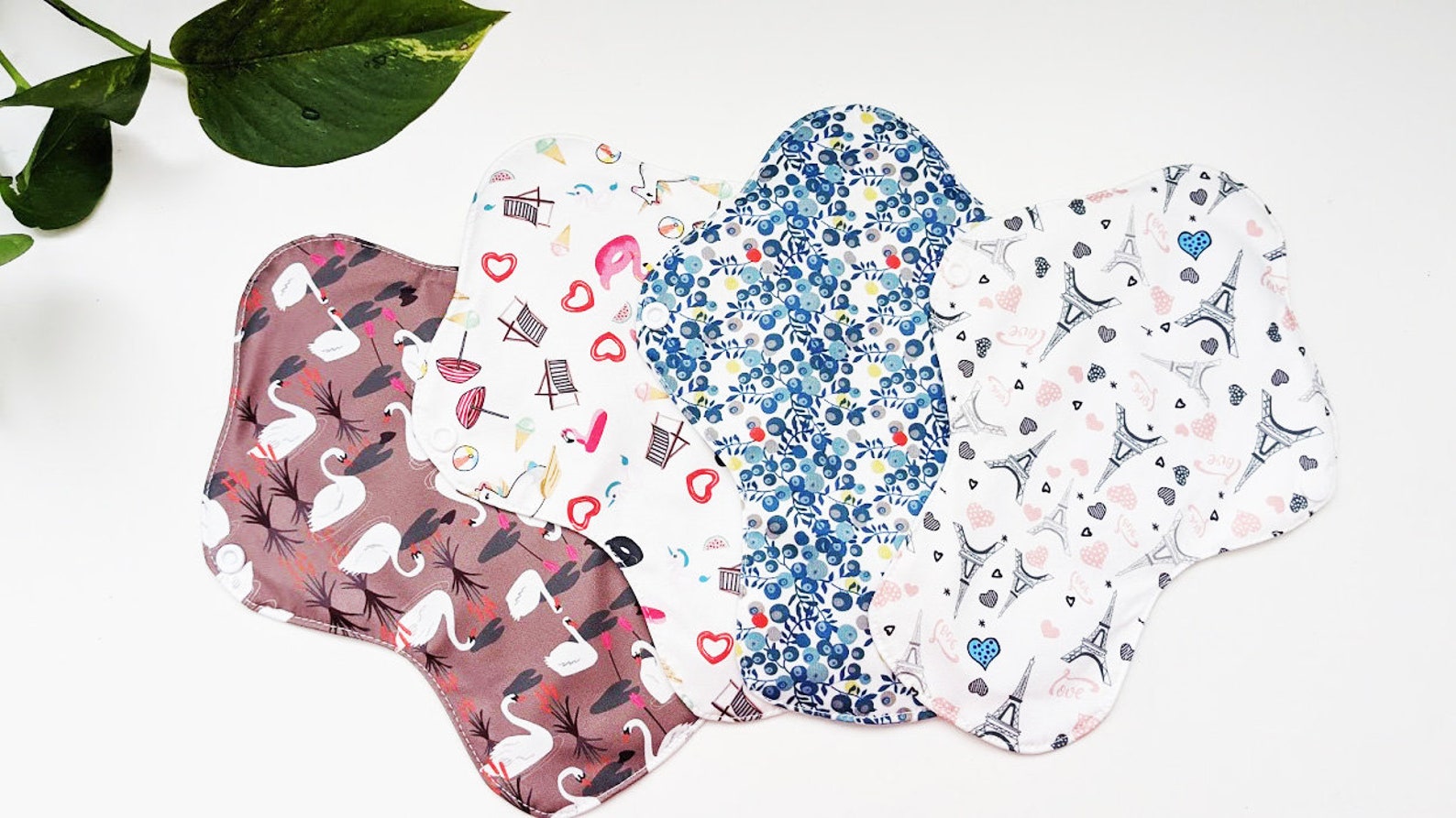 Eco Friendly Reusable Bamboo Menstrual Pads Sanitary Pads Etsy