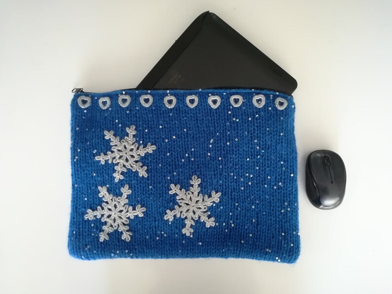 Gift for Wife Gift for Her Laptop Case Crochet MacBook Sleeve Sleeve for Laptop Christmas Gift