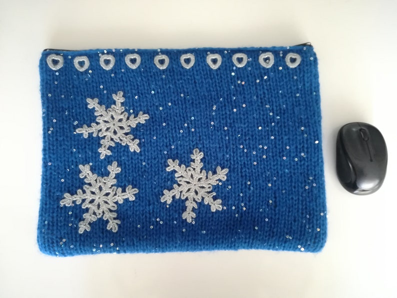 Gift for Wife Gift for Her Laptop Case Crochet MacBook Sleeve Sleeve for Laptop Christmas Gift