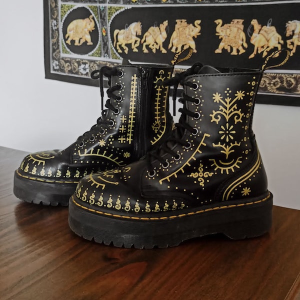 custom dr martens boots