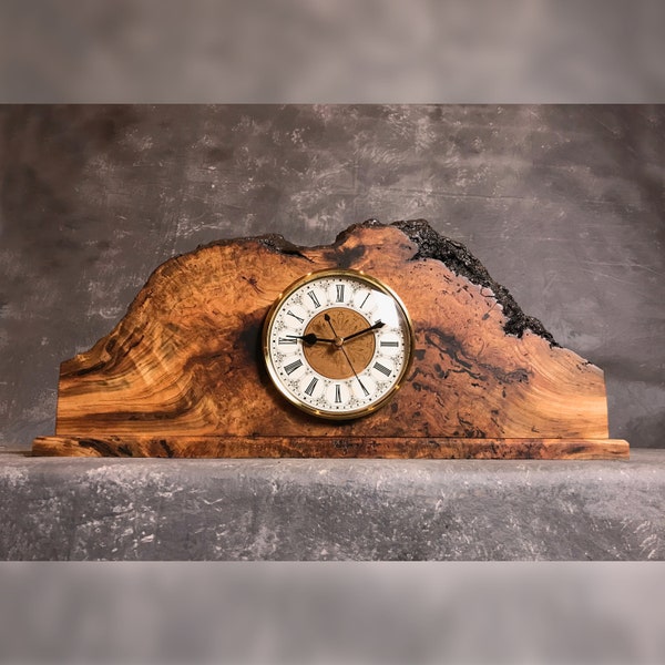 Rustic Desk Clock Etsy