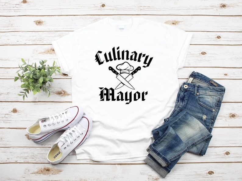 cooks or grill masters great shirts for the foodie Culinary Mayor Unisex t-shirts chef