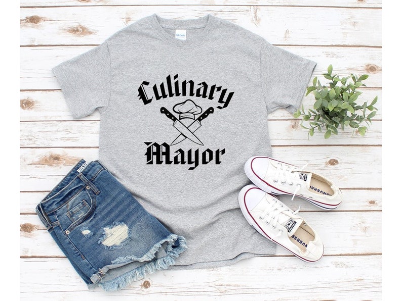 cooks or grill masters great shirts for the foodie Culinary Mayor Unisex t-shirts chef