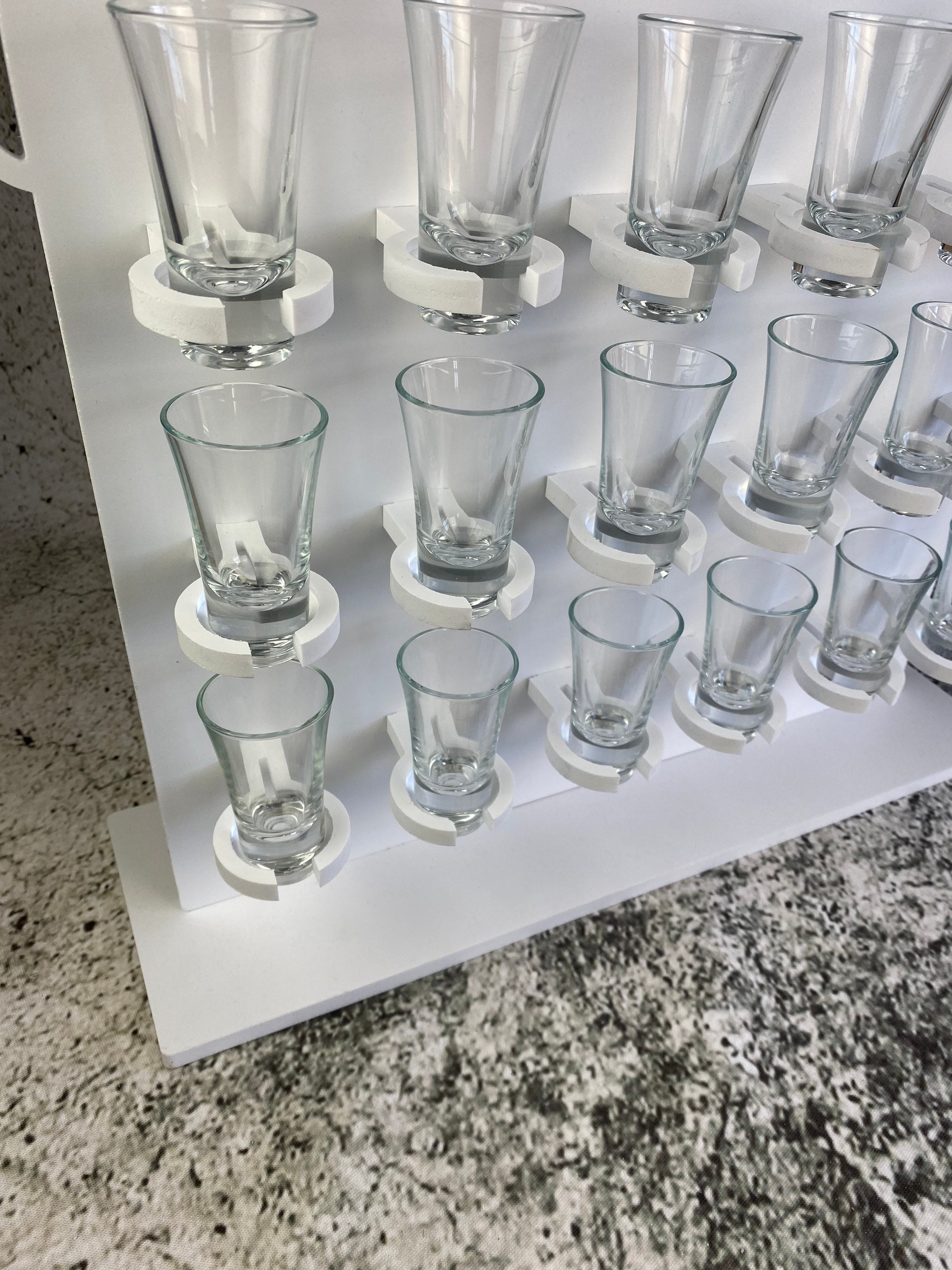 Shot Wall Stand Shot Stand White 10mm Waterproof Plastic. Etsy