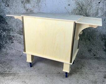 Customizable Wood Charcuterie Cart: Event Candy Bar, Branded Display