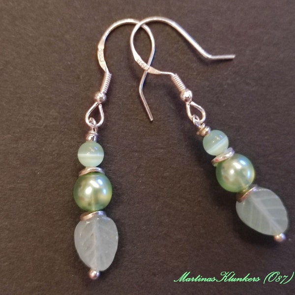 Mint Green Earrings Etsy