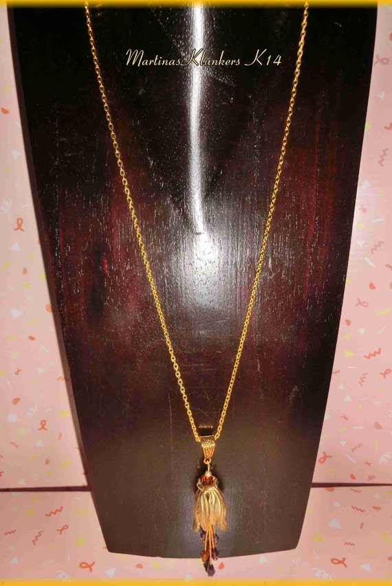 k14 rose flower necklace top 14金