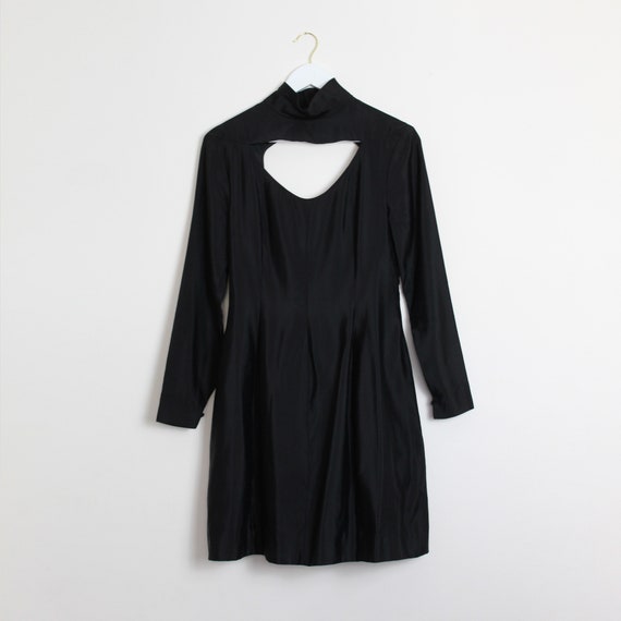 Black Cut-Out Cocktail Dress