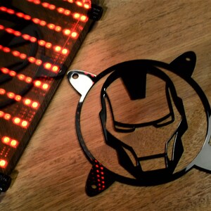 IronMan Avengers - Custom Laser Cut PC Fan Grill