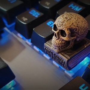 The Grimoire - Custom Artisan Cherry MX Keycap