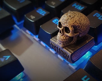 The Grimoire - Custom Artisan Cherry MX Keycap