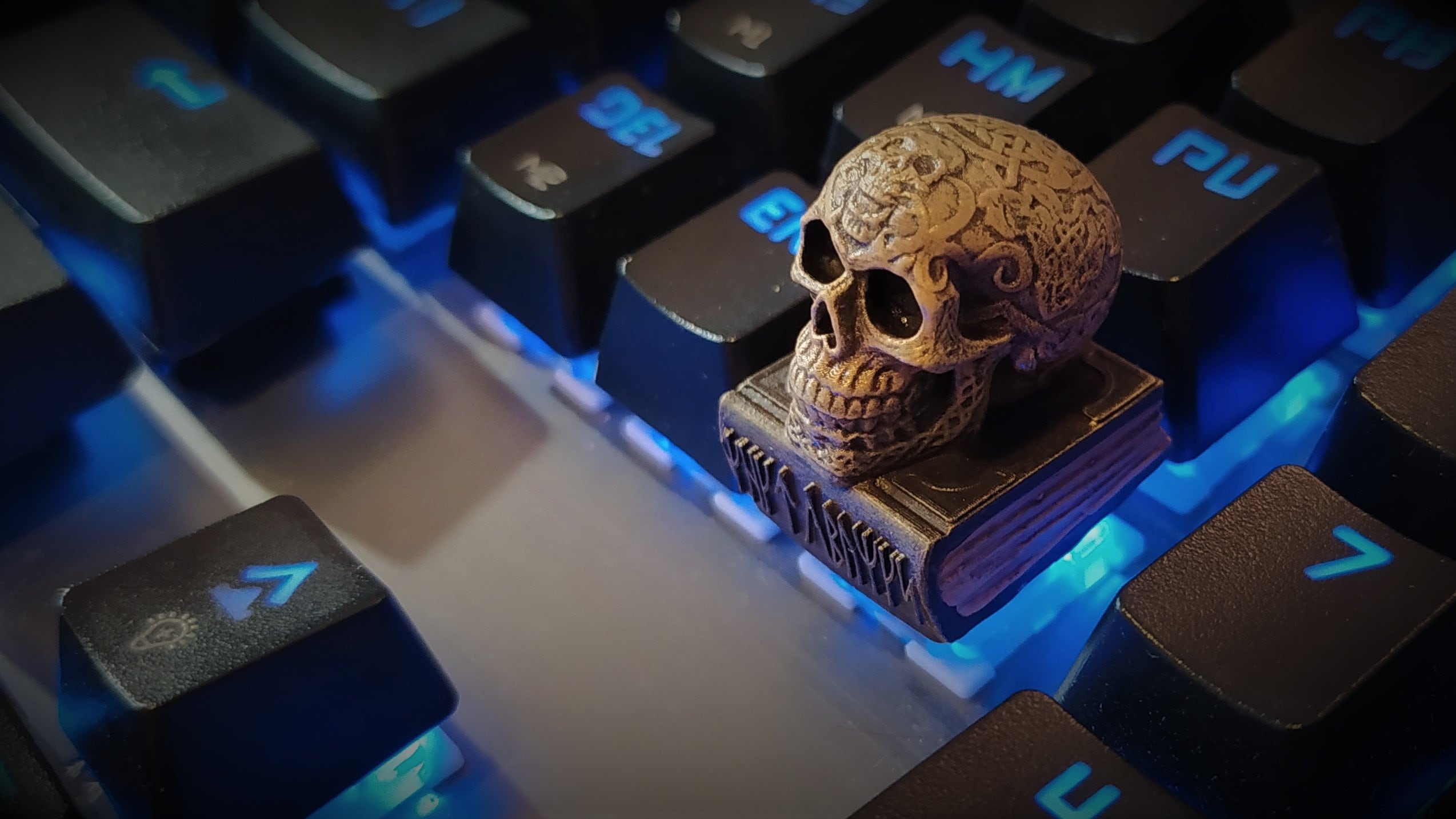 The Grimoire - Custom Artisan Cherry MX Keycap - Etsy